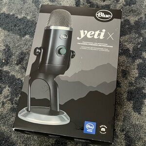 Logitech Blue Yeti X Microphone - Black and Silver